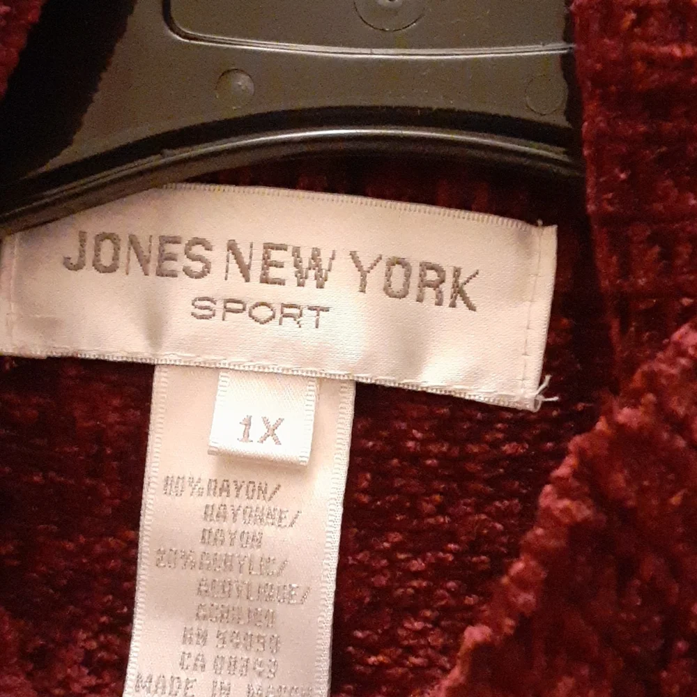 Jones New York 1X Cowl Tunic - Picture 2 of 4